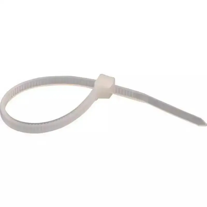 Abraçadeira de Nylon 100 x 2.5 MM Kit c/ 1.000 Unidades Branco VONDER — fotografia 3
