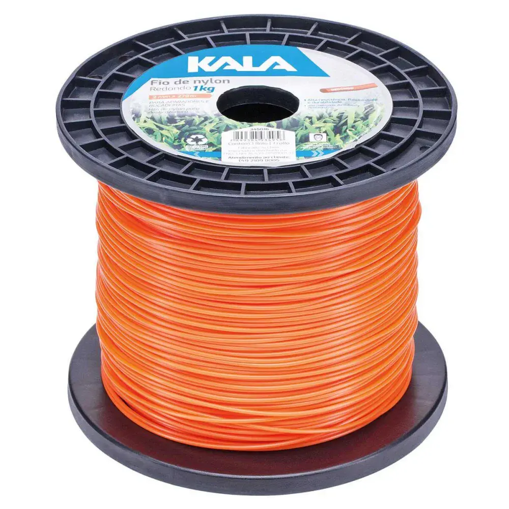 Fio nylon aparador redondo 1,8MM 345M 1KG Kala — fotografia de referência