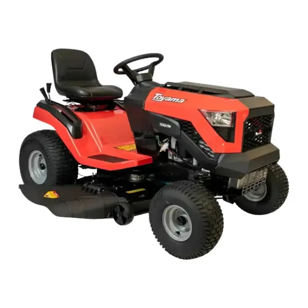 Trator cortador de grama 17 HP gasolina 4 tempos TLT42-17M Toyama — fotografia de referência
