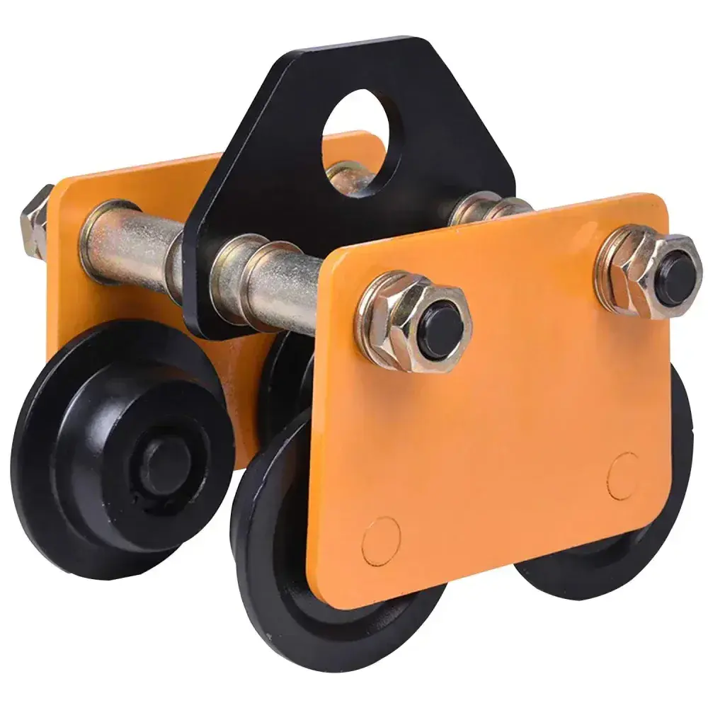 Carro trole manual 1 tonelada para vigas de 7,5 a 12,5CM T1000 CSM — fotografia 6