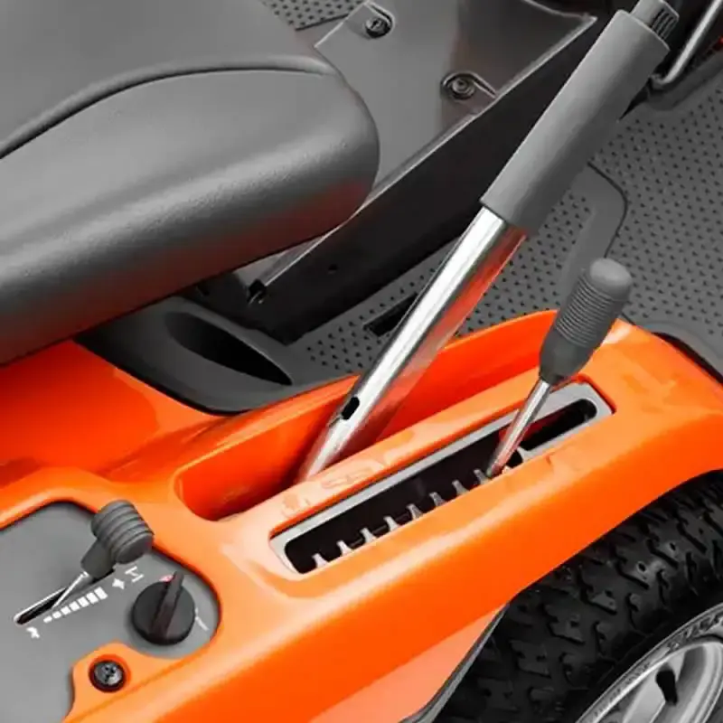 Trator cortar grama 14.2 HP à gasolina 4T com plataforma de corte 112 CM rider R316TX Husqvarna — fotografia 8