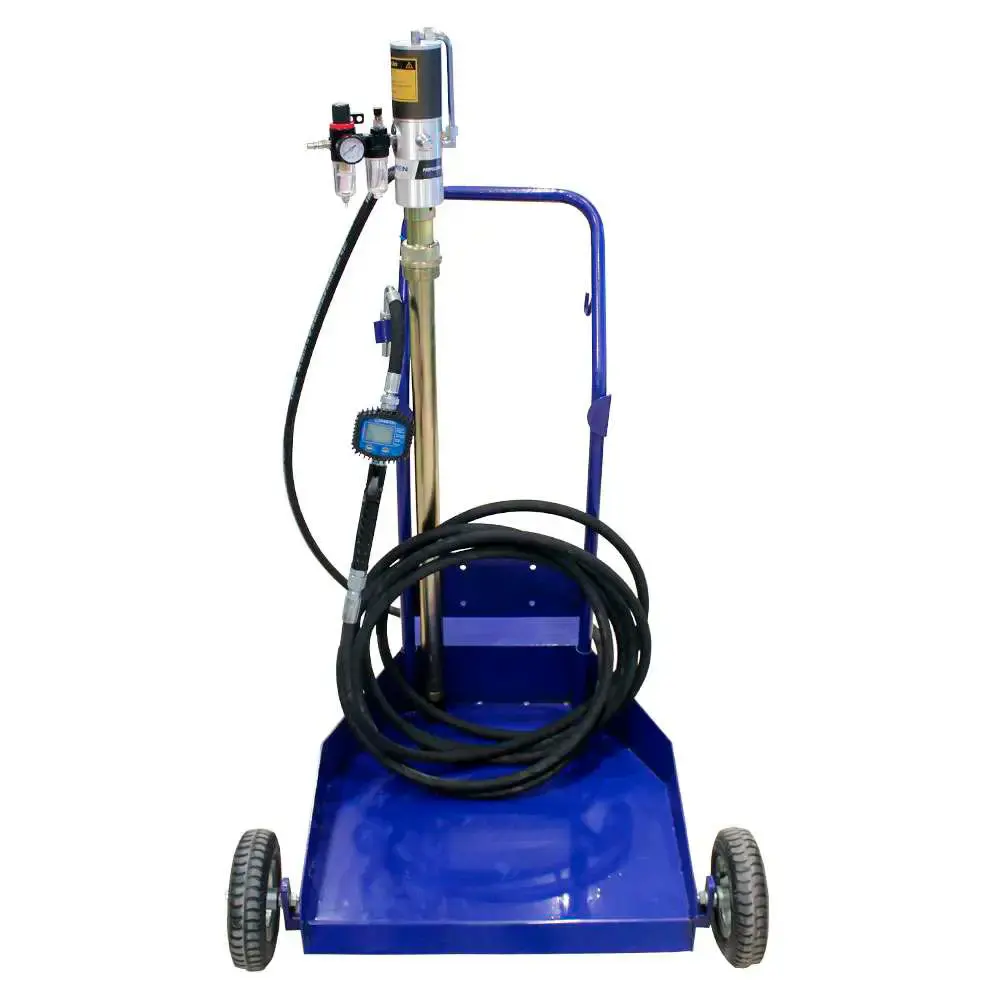 Kit bomba propulsora pneumática para óleo com mangueira 10M medidor e carrinho 8999 Bremen
