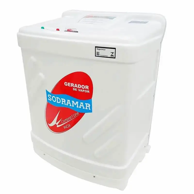 Gerador de Vapor Inox Para Sauna 6.0KW Bifásico 220V c/ Quadro Analógico e Kit Instalação SODRAMAR — fotografia 2