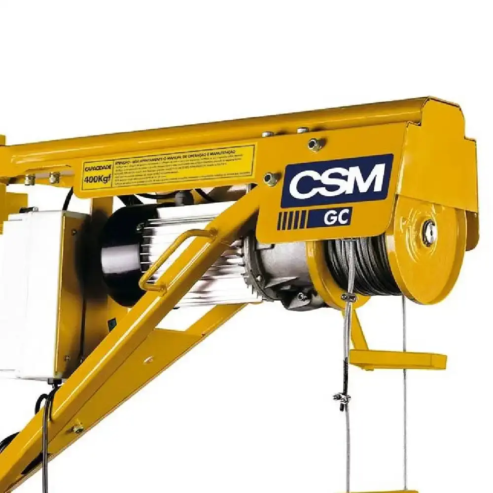 Guincho elétrico de coluna 200KG 1,25CV trifásico sem caçamba CSM — fotografia 2