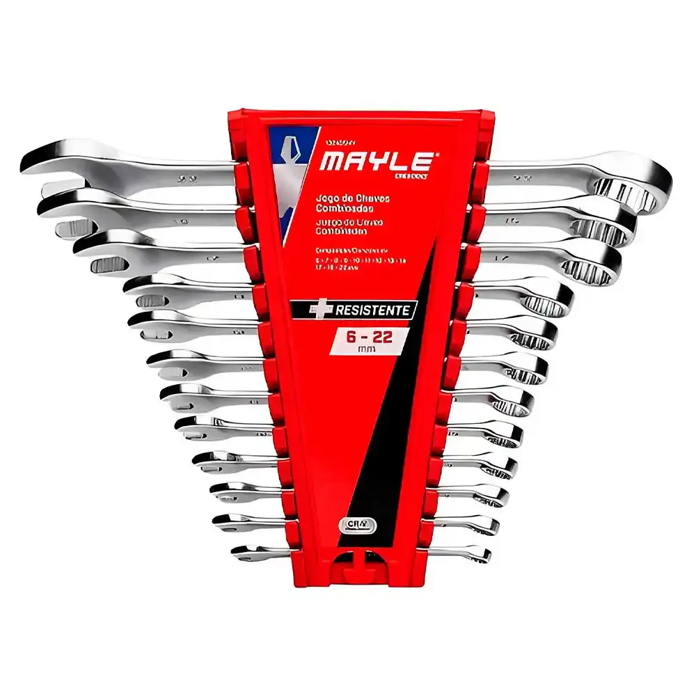 Chave Combinada JOGO 6 a 22 MM c/ 12 Unidades MAYLE