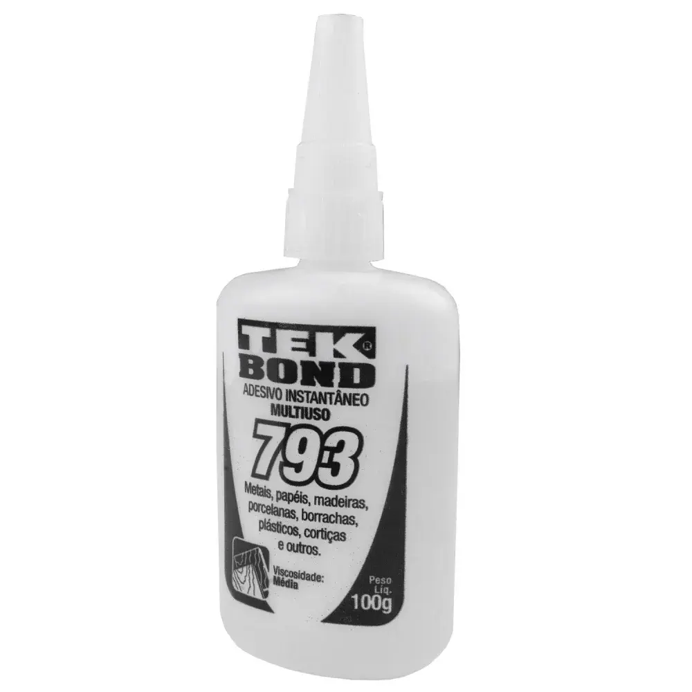 Adesivo instantâneo cianoacrilato 100 gramas 793 Tekbond — fotografia de referência
