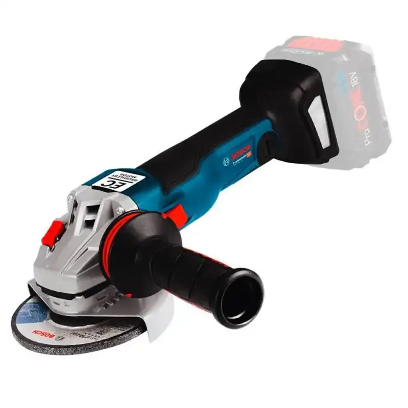 Esmerilhadeira Angular 18V 4.1/2 POl GWS 18V-10 PC s/ Bateria e Carregador BOSCH — fotografia de referência