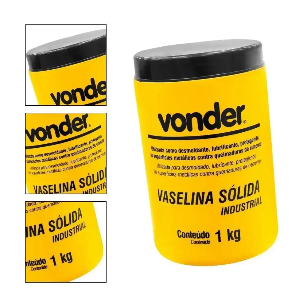 Vaselina industrial sólida 1KG 5160010000 Vonder — fotografia 2