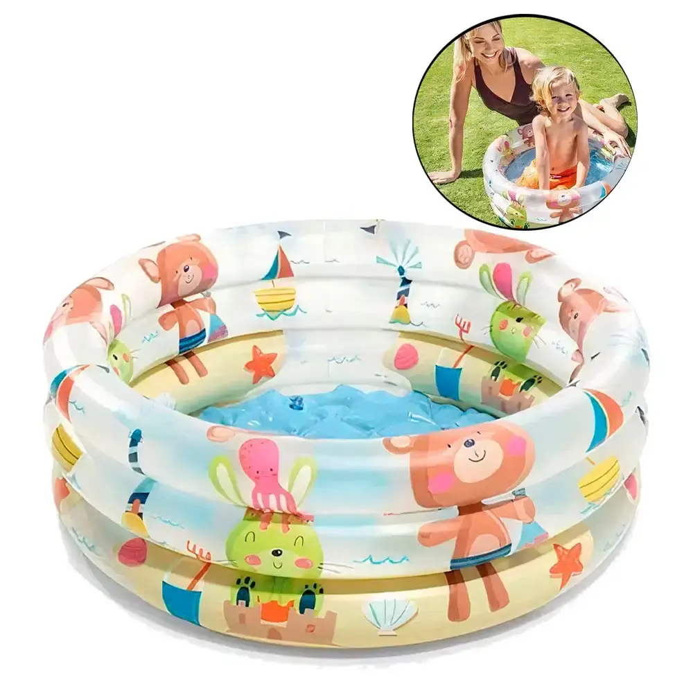 Piscina 28 litros inflável infantil amigos 5710699 Intex — fotografia de referência