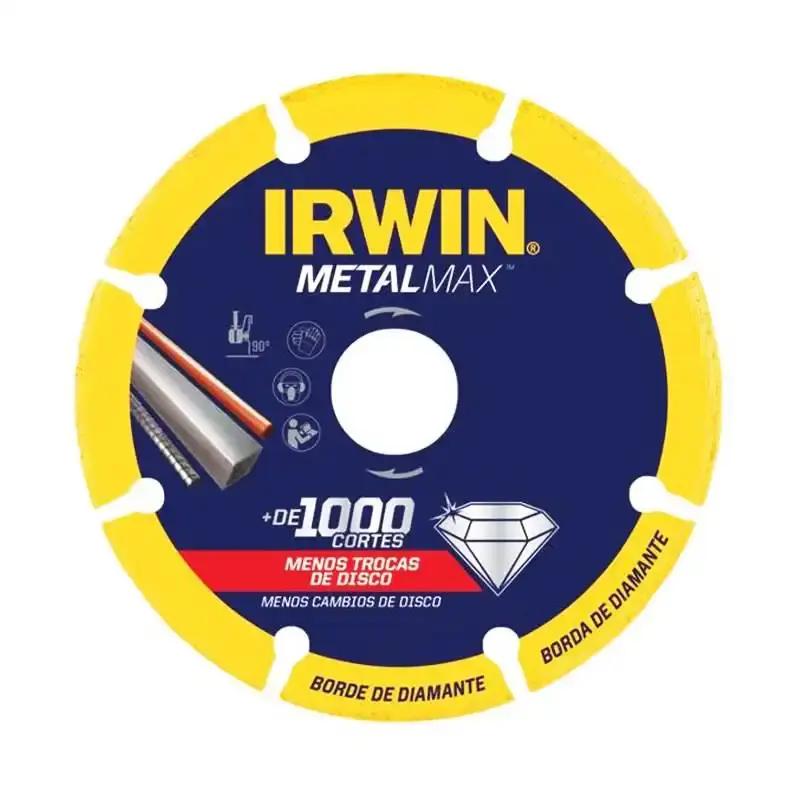 Disco de corte 4.3/8 POL (110 mm) metalmax Irwin — fotografia de referência