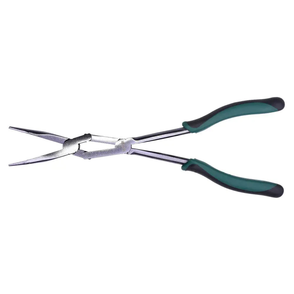 Alicate bico meia cana extra longo curvo 34CM ST70721ST Sata — fotografia 2
