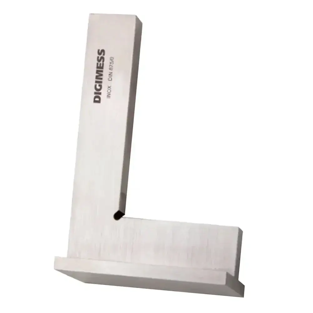 Esquadro em aço inox com base classe o 150X100MM Digimess — fotografia 2