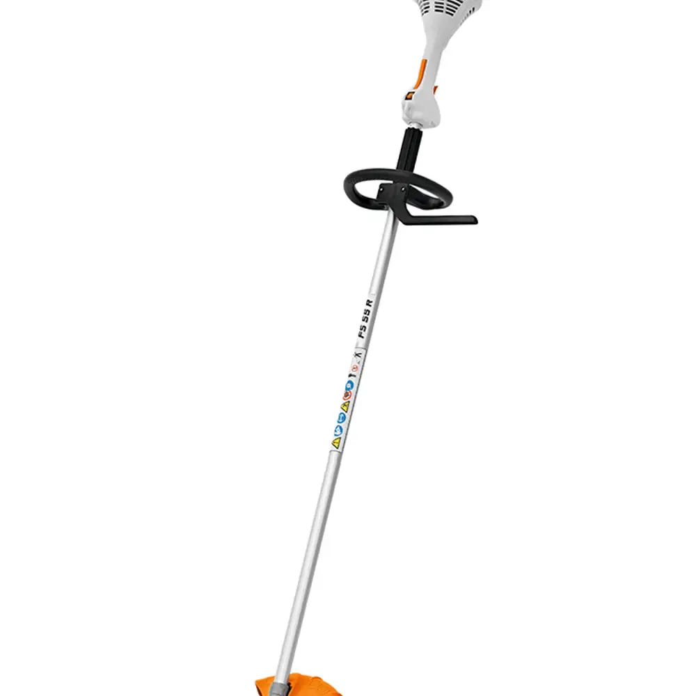 Roçadeira combustão a gasolina 1,0 CV 27,2 CC lâmina 2 facas FS 55 r Stihl — fotografia 4