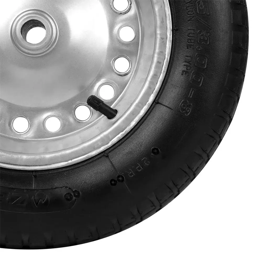 Roda para carrinho de mão worker modelo eixo 3/4 com pneu e câmara Maestro — fotografia 2