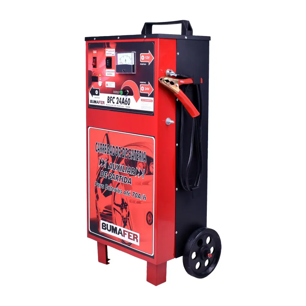 Carregador de bateria BFC24A60 70A 12V-24V bivolt Bumafer — fotografia 2