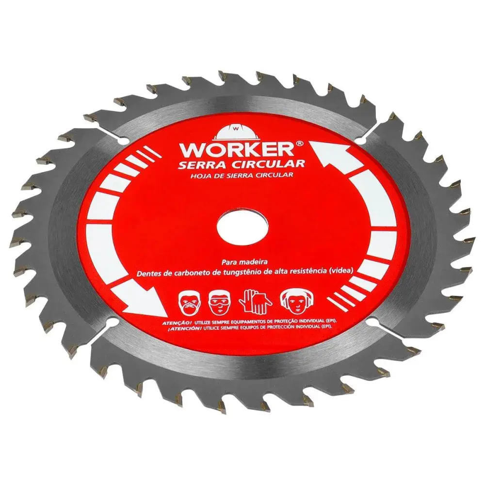 Disco de serra widea 7.1/4 48 dentes 20MM Worker — fotografia 7