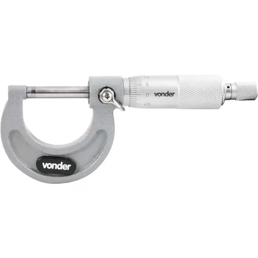 Micrômetro externo 0 a 25MM graduação 0,01MM MC-025 Vonder — fotografia 5
