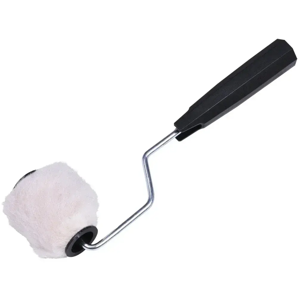 Rolo lã carneiro 9CM com suporte Worker — fotografia 7