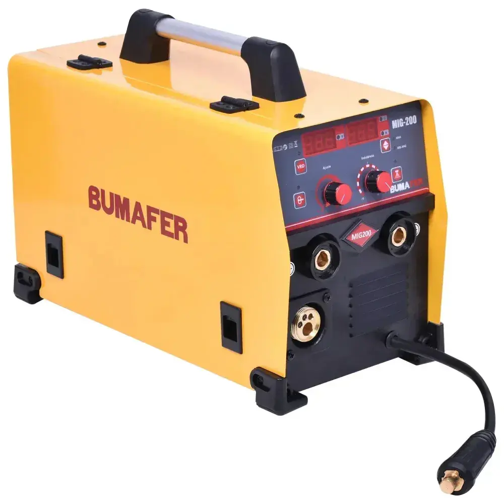 Inversora de solda mig e eletrodo com tocha 200A 220V Bumafer — fotografia 8