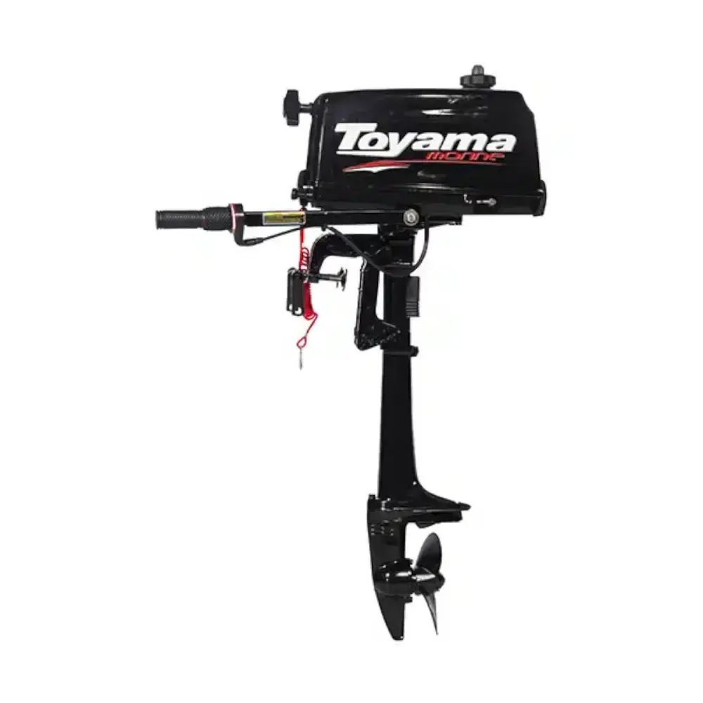 Motor de popa gasolina 2,6 HP 2 tempos TM2.6TS 750-014 Toyama — fotografia 5