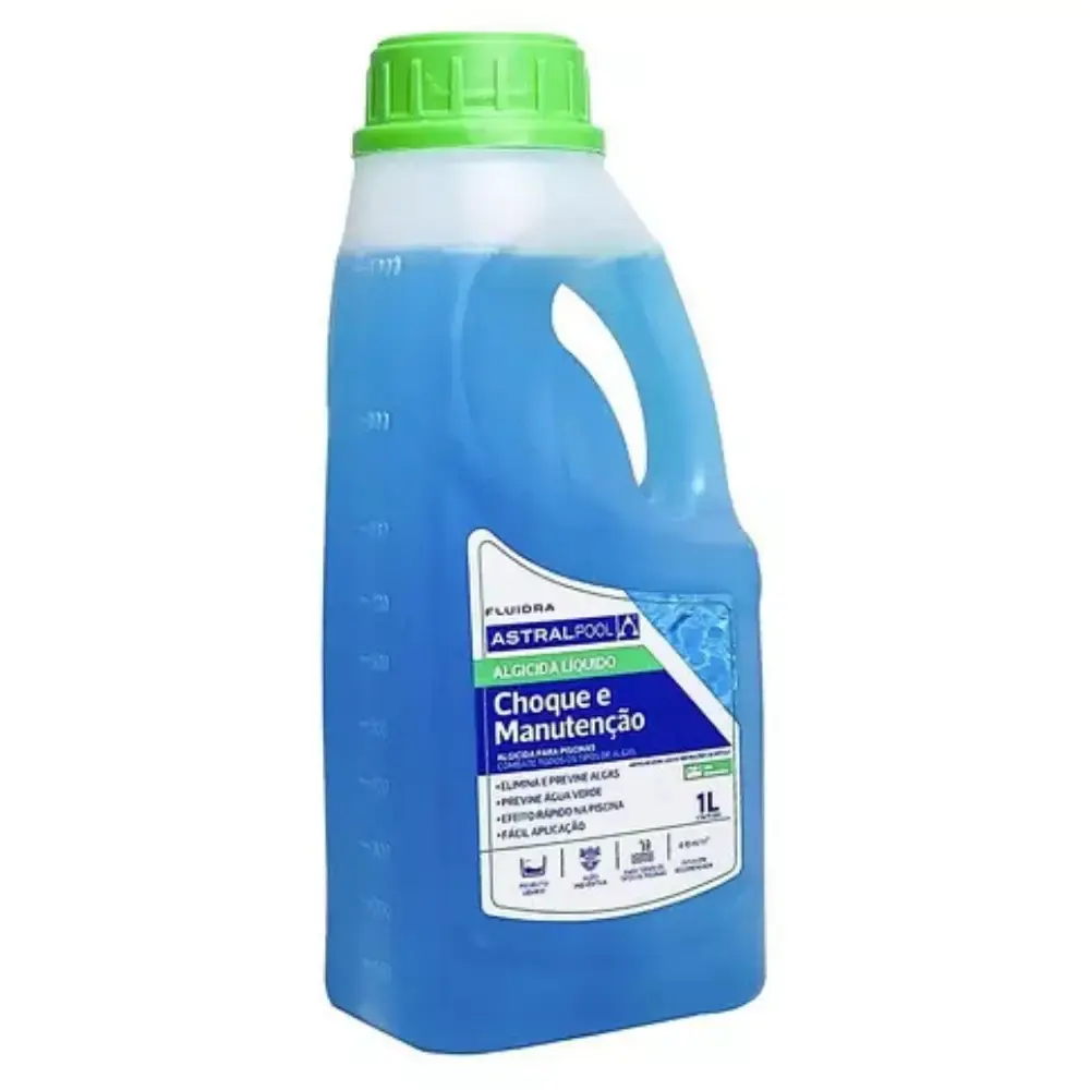 Algicida manutenção 1 litro para piscina 210038T Fluidra — fotografia de referência