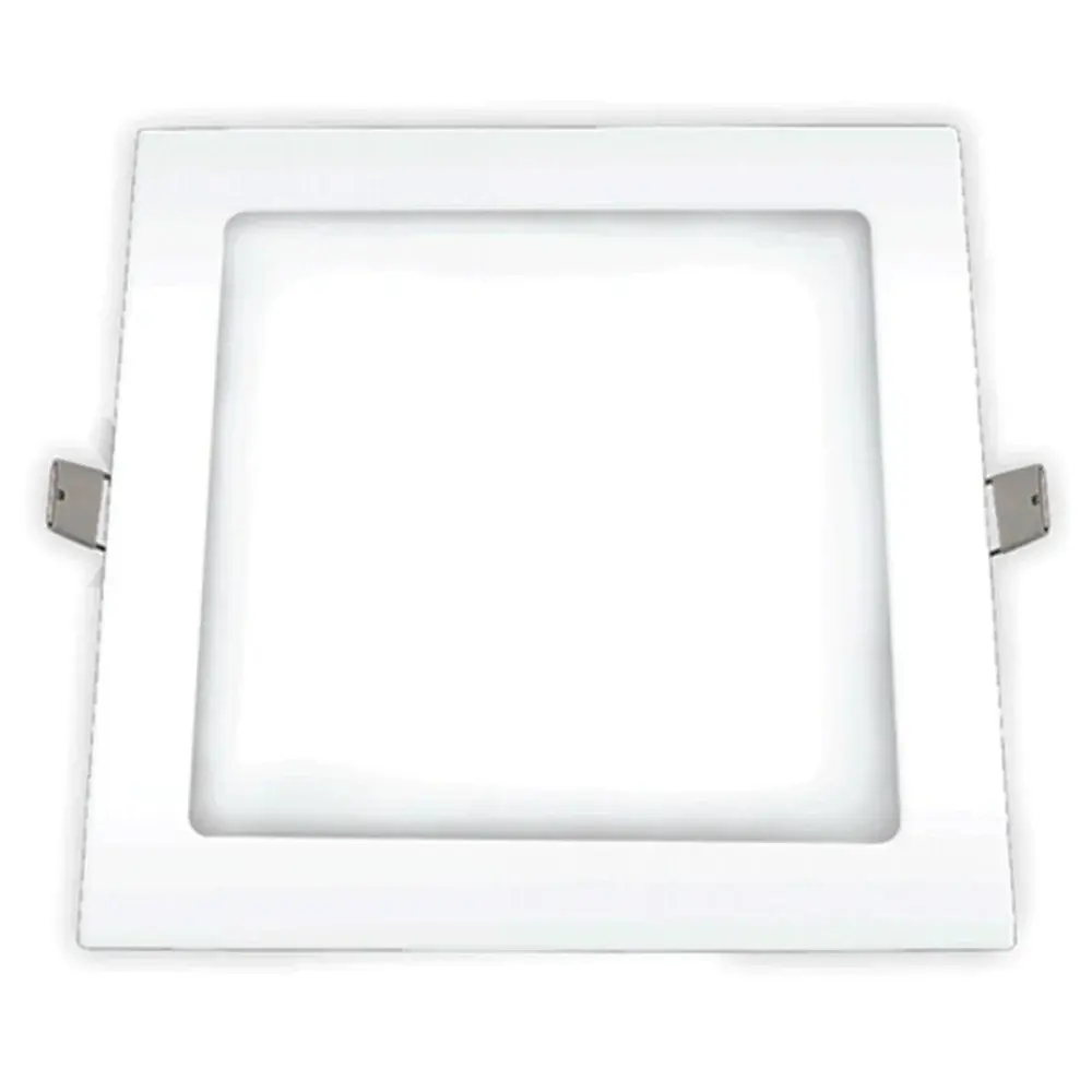 Painel led embutir 24W biv 4000K quadrado Ourolux — fotografia de referência
