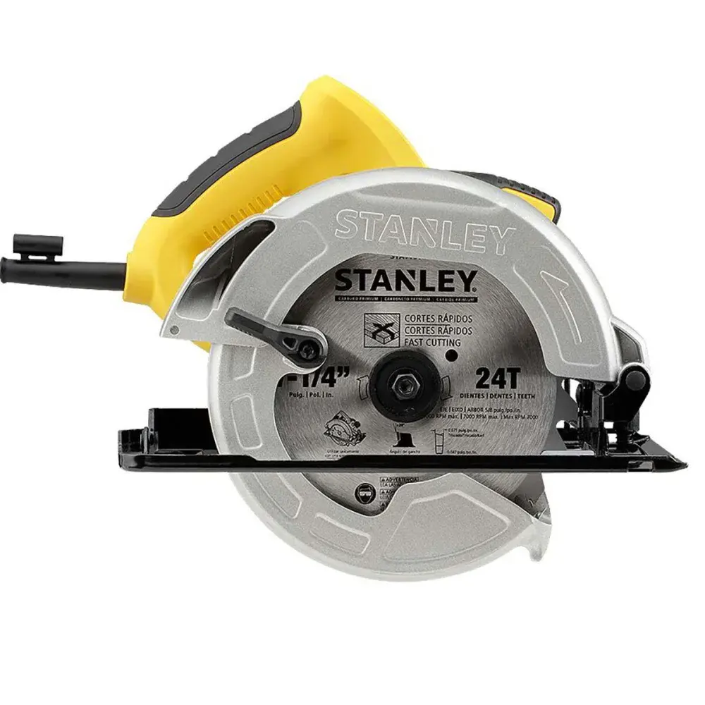 Serra circular angular 7 1/4 5500RPM 1600W 220V Stanley — fotografia 3