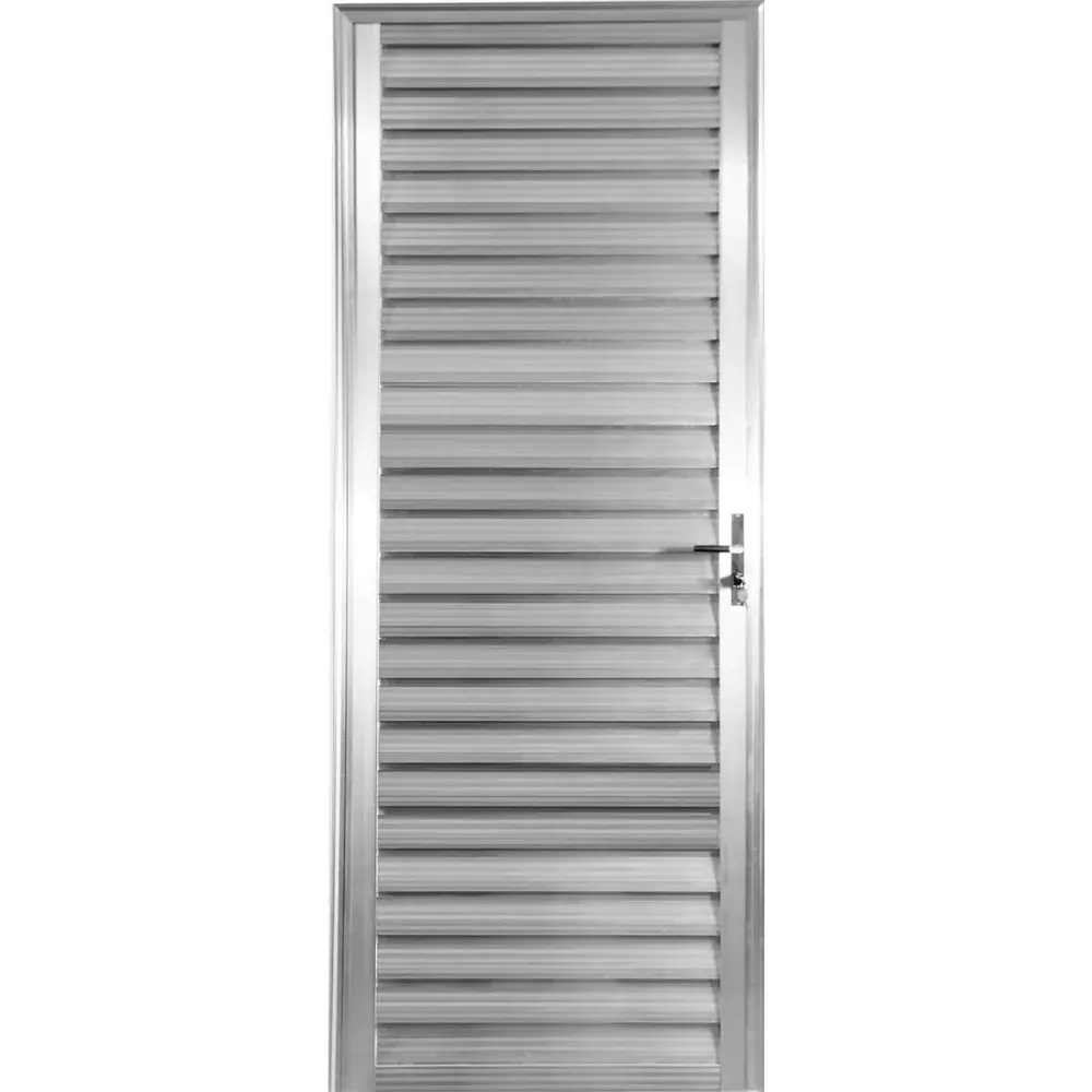 Porta veneziana spp alumínio 210X80CM esquerda Aluvid