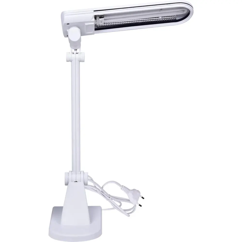 Luminária de mesa fluor branco Hidromel 220V — fotografia 6