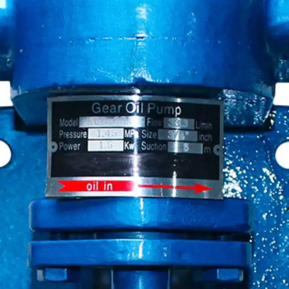 Bomba de engrenagem para óleo diesel 55L/MIN 1 POL 1663 Bremen — fotografia 4