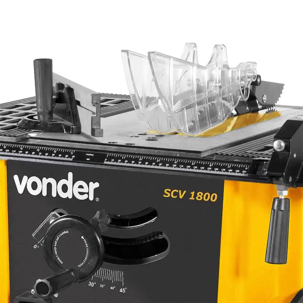 Serra circular de bancada 10 POL 1800W SCV 1800 Vonder 110 V — fotografia 5