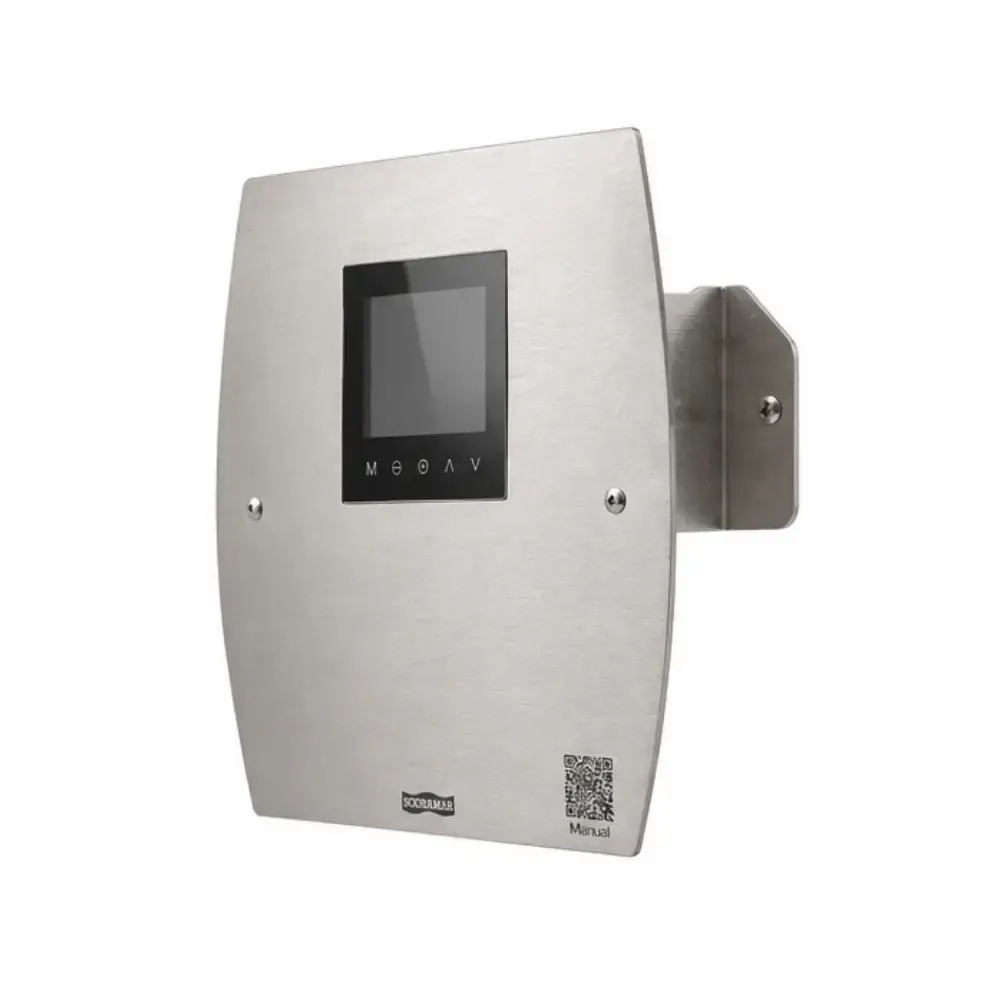 Comando touch para sauna a vapor compact line 4/6/9/12 KW Sodramar — fotografia 3