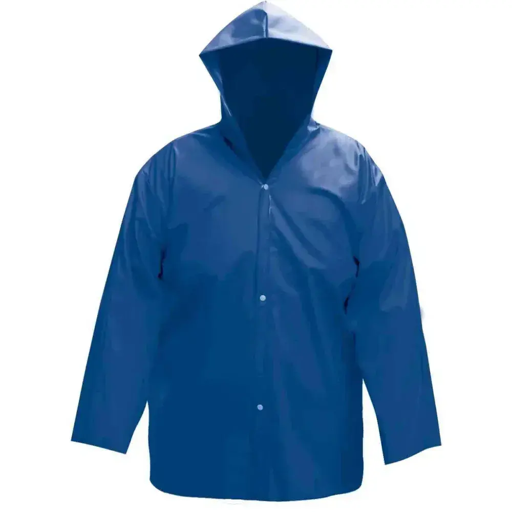 Capa de chuva azul tamanho gg modelo italiano com forro Worker — fotografia de referência