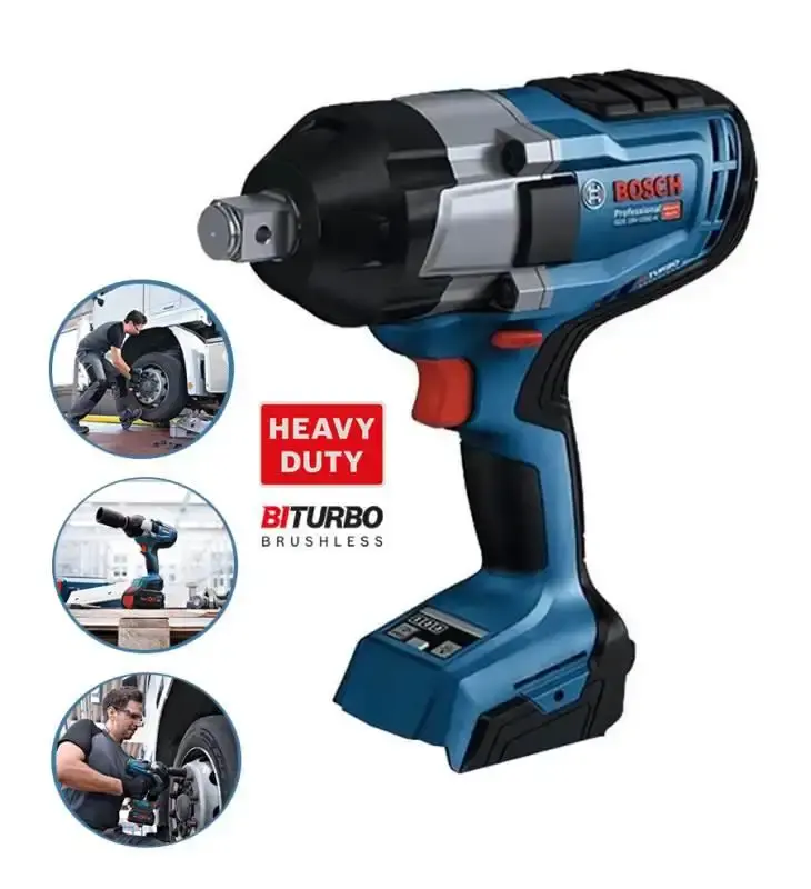 Chave de impacto à bateria 18V 3/4 POL brushless 1.050NM sem bateria e carregador GDS18V1050 Bosch — fotografia de referência