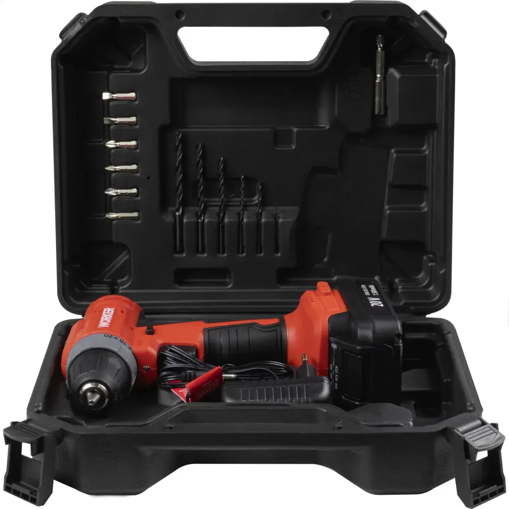 Parafusadeira 20V brushless 1 bateria Worker — fotografia 7