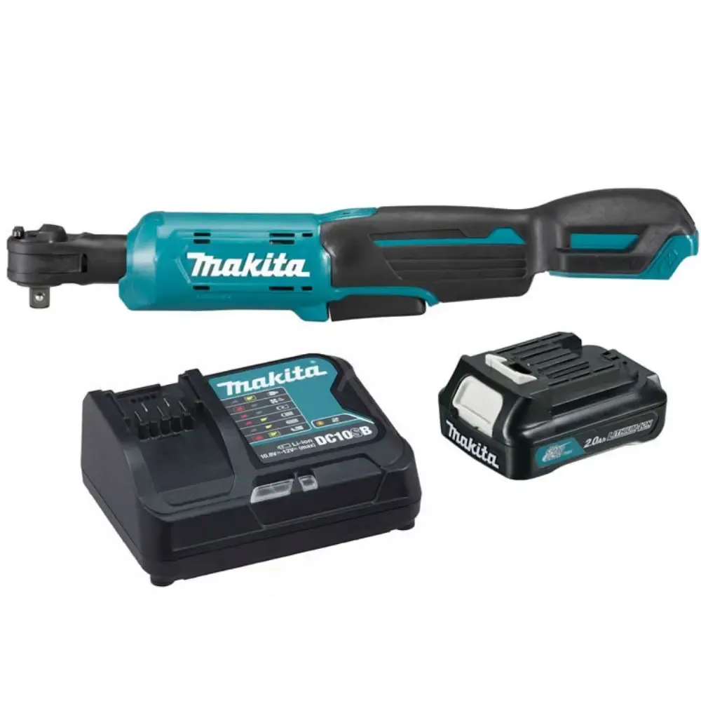 Chave de catraca 47,5NM 12V com carregador e bateria 12V 2,0AH Makita — fotografia de referência