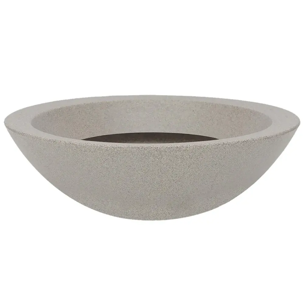 Vaso malta bowl em granito pedra 36X12CM 6L Vasart — fotografia de referência
