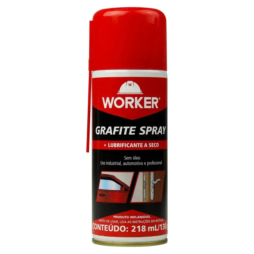 Grafite spray aerosol 218ML/130G 47597 Worker — fotografia 5