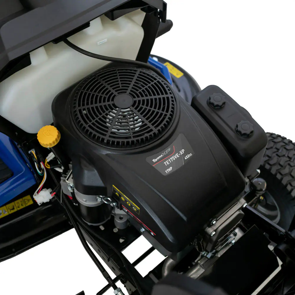 Trator cortador de grama à gasolina 17HP 4T com corte 1,07M com recolhedor 42POL Tekna — fotografia 3