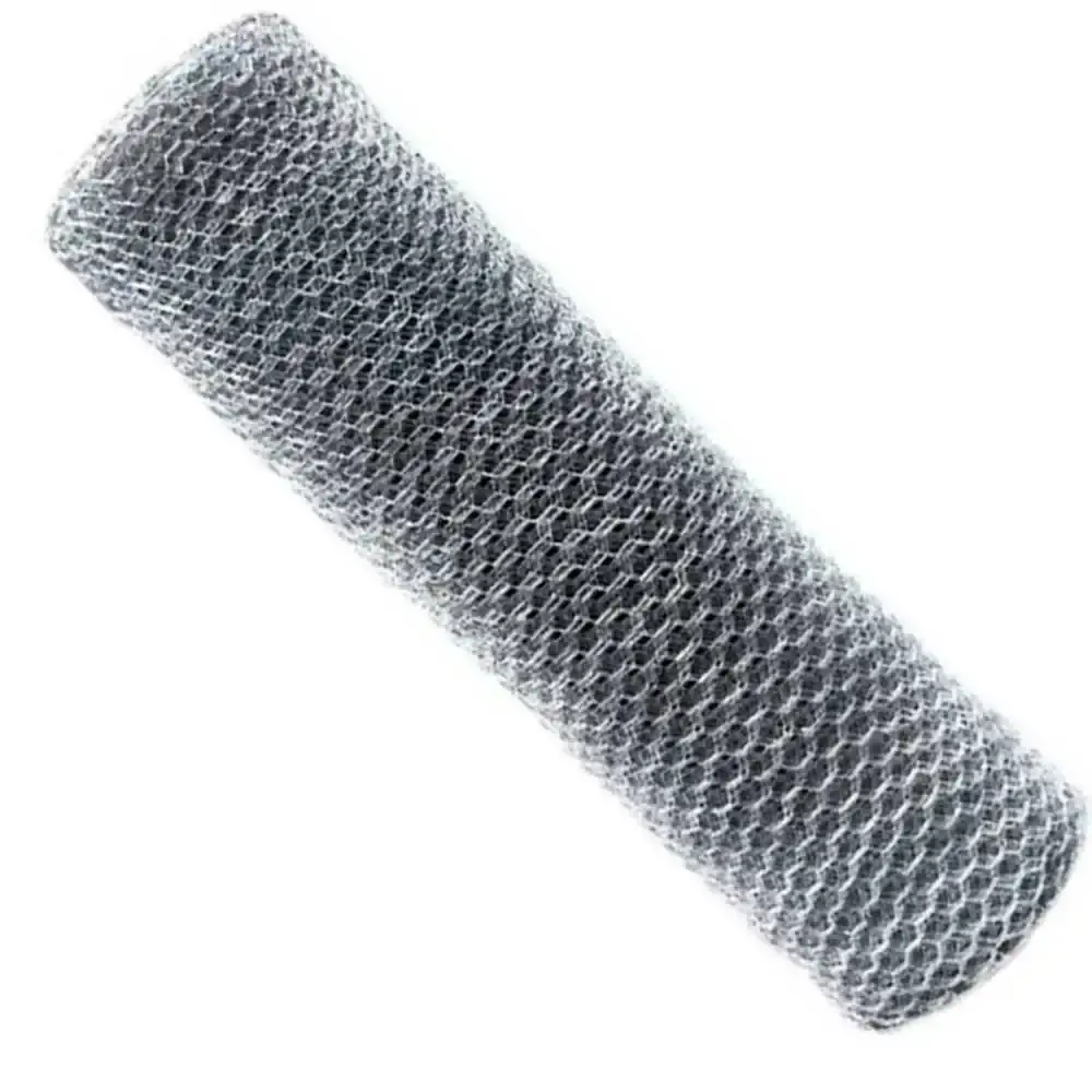 Tela Hexagonal para Viveiro Fio 26 Galvanizada 1 x 50 Metros - Rolo Fechado — fotografia 3