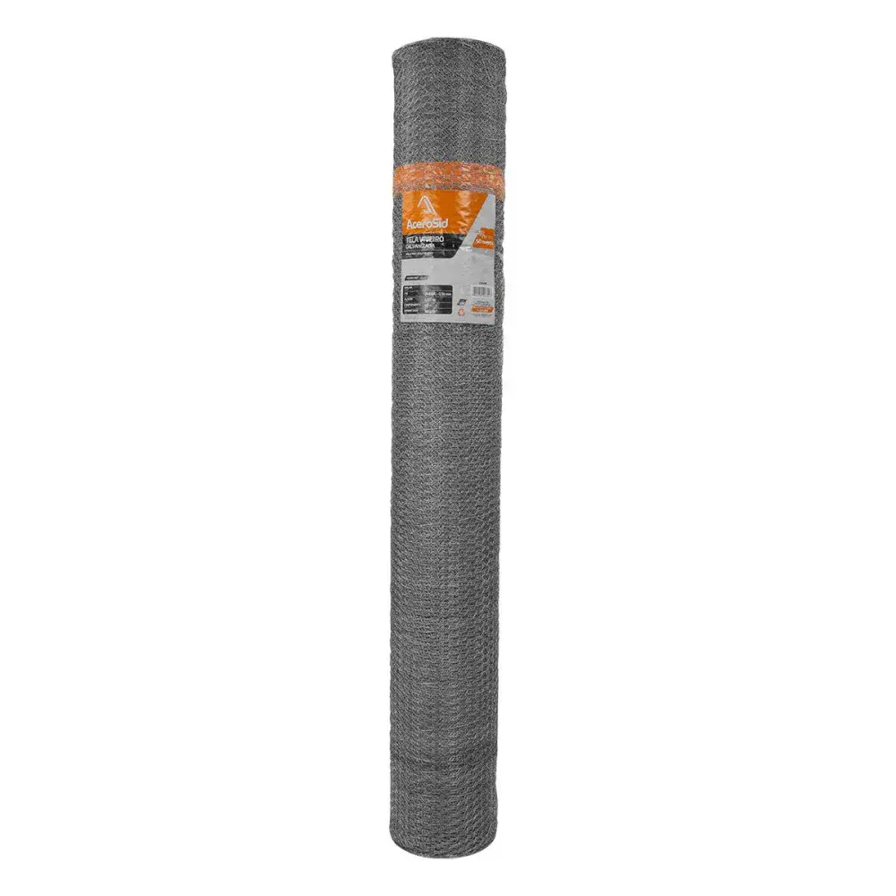 Tela viveiro galvanizada 1/2 fio 24 1,50X50M da Acerosid
