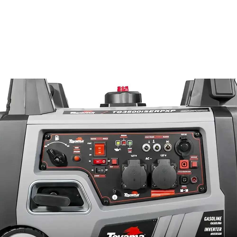 Gerador Gasolina 3.5kva 192 cc Partida Elétrica 4T Digital TG3500ISERP-XP e Controle Remoto TOYAMA 220 V — fotografia 6