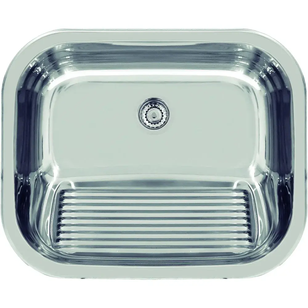 Tanque hera de encaixe em aço inox acetinado 50X40CM Tramontina — fotografia de referência