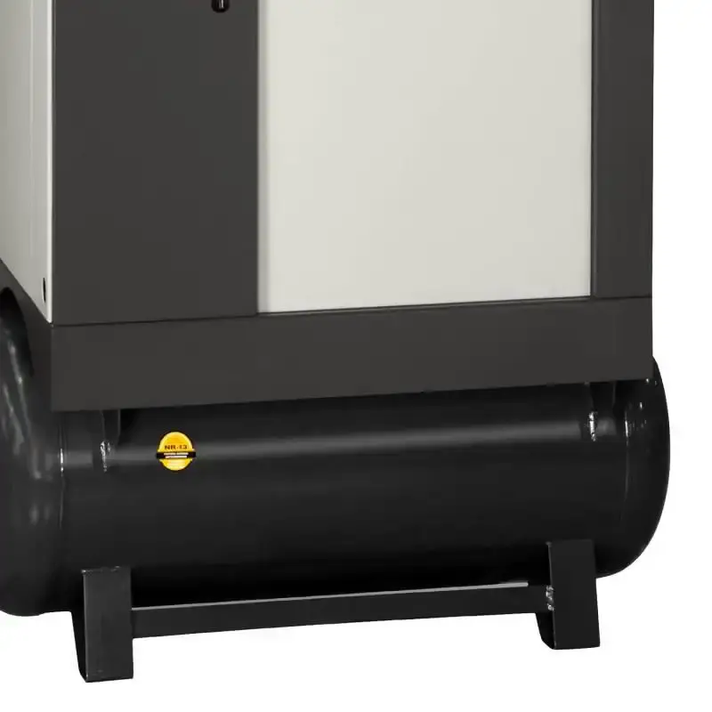 Compressor de parafuso 15 HP 51 pés 230 litros trifásico 220V SRP 4015E lean r Schulz — fotografia 4