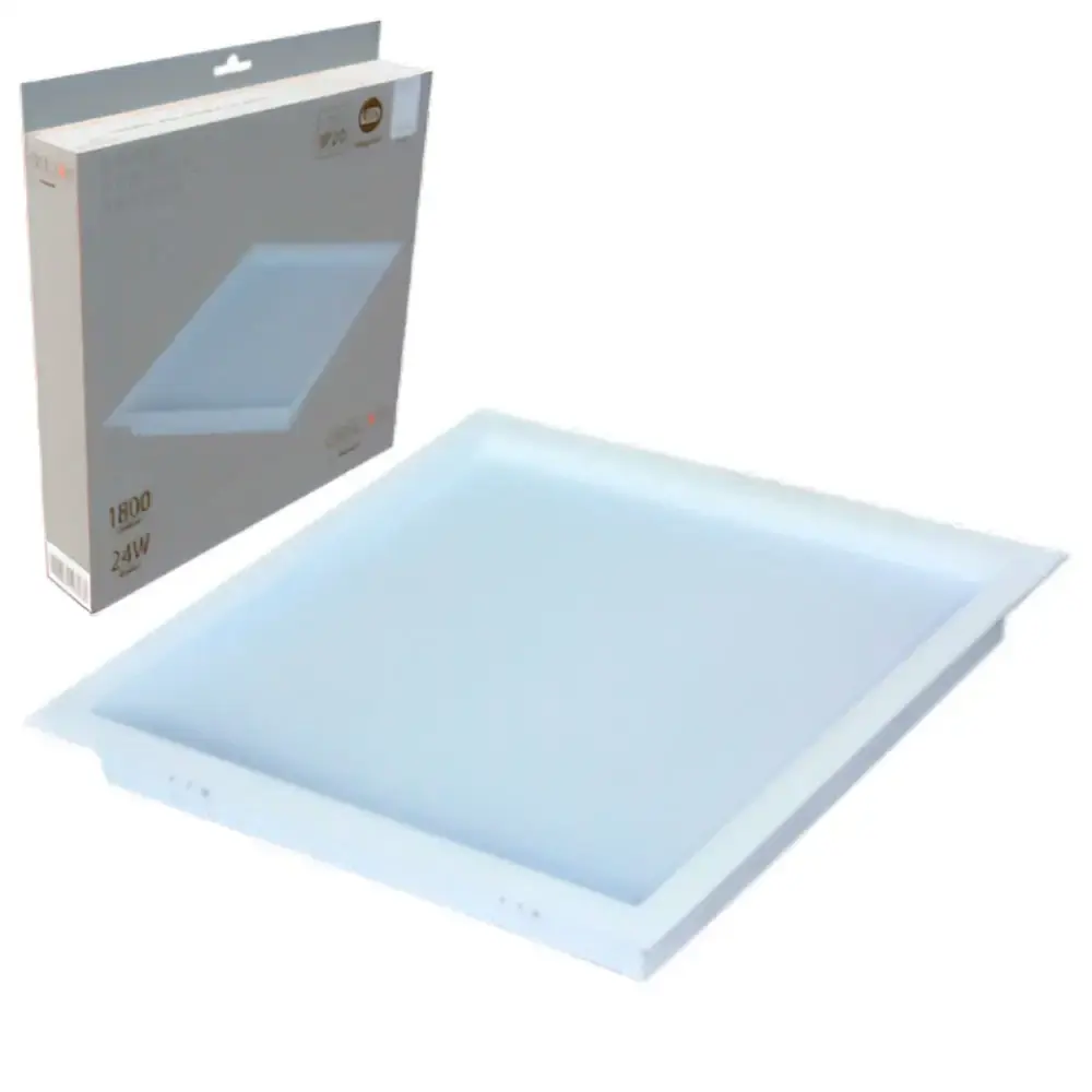 Painel led confort plafon embutir 24W bivolt kit 6 unidades Avant 2700k — fotografia 2