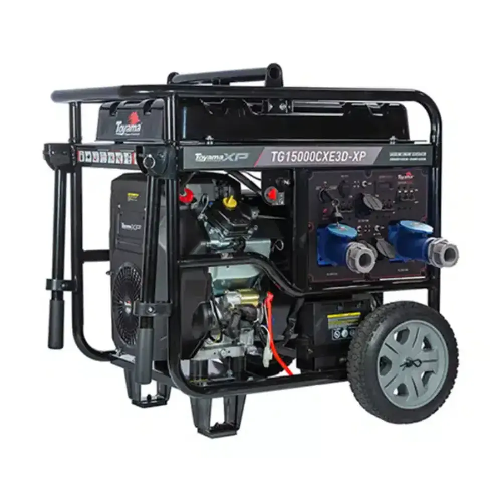 Gerador de energia gasolina 17 KVA trifásico 220V TG15000CXE3D-XP Toyama 220 V — fotografia 2