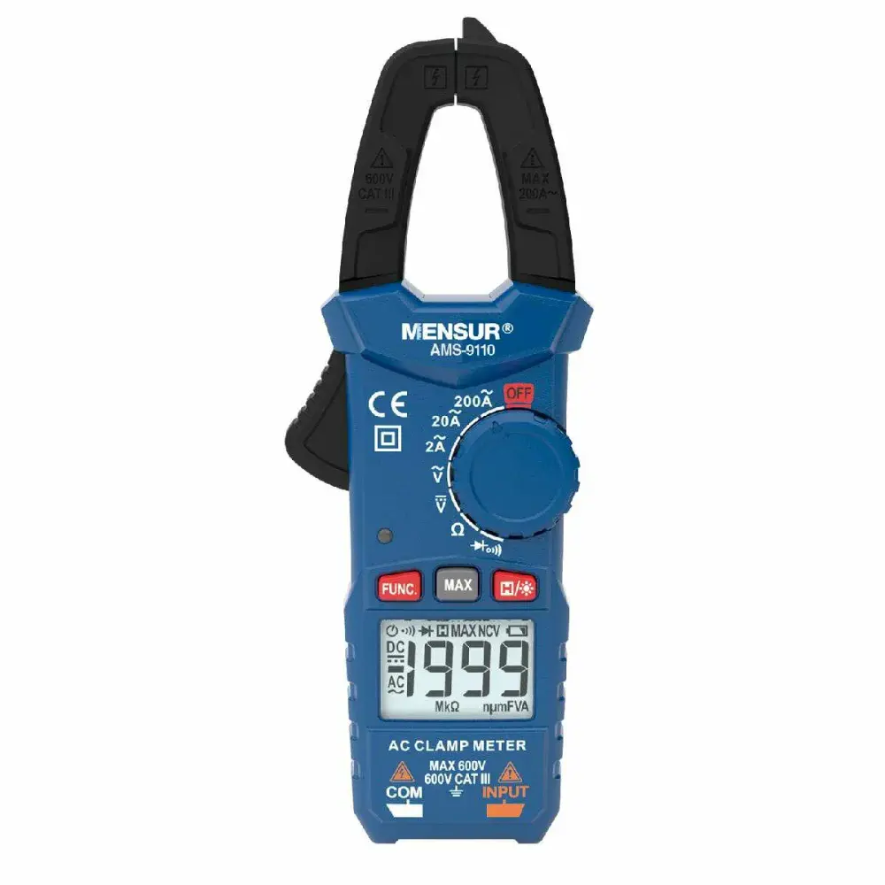 Alicate amperímetro digital AMS-9110 da Mensur