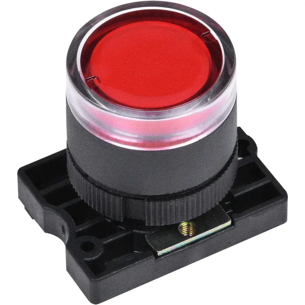 Botão de comando vermelho em plástico NP2-EW340 Chint