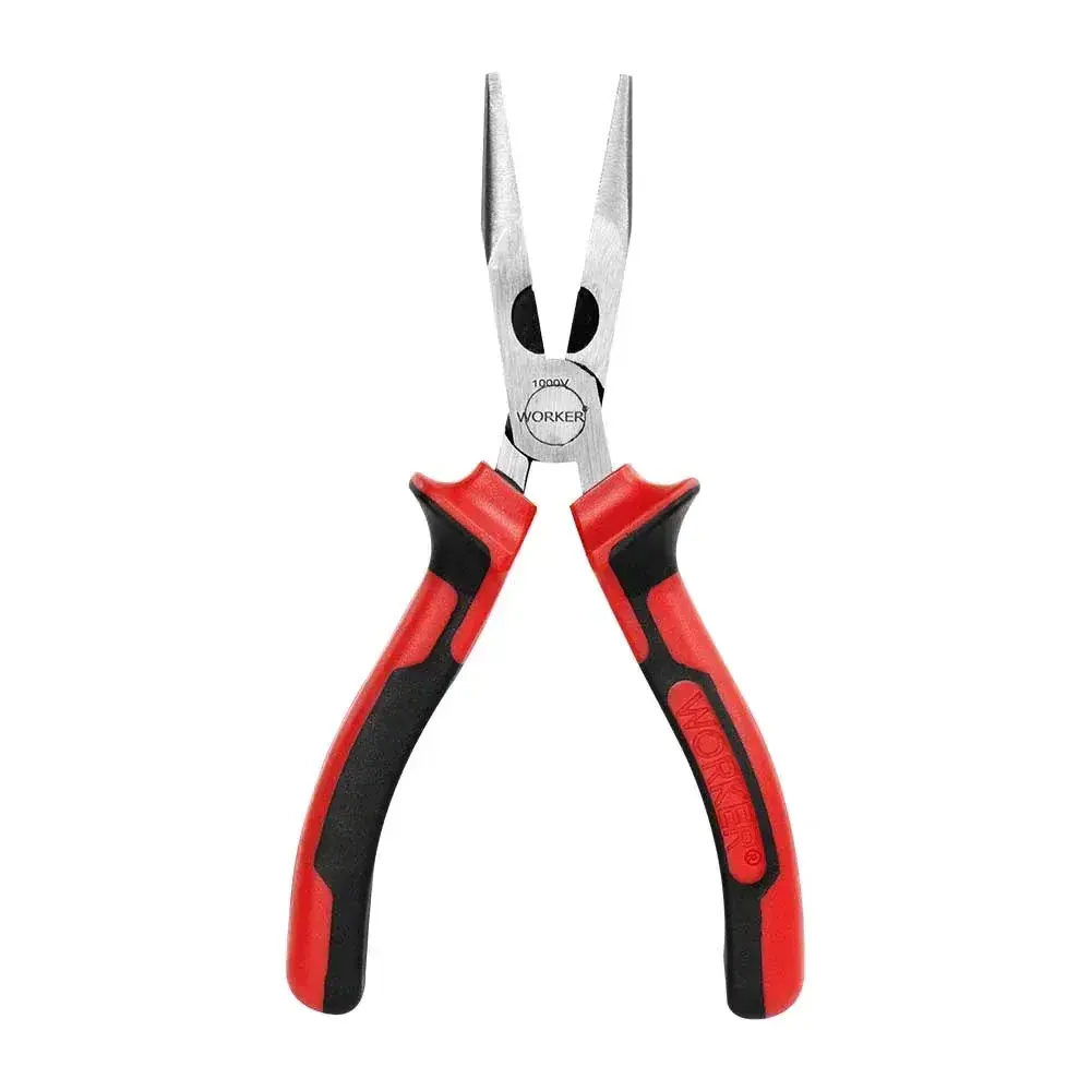Alicate de bico meia cana 6 1000V Worker — fotografia 8