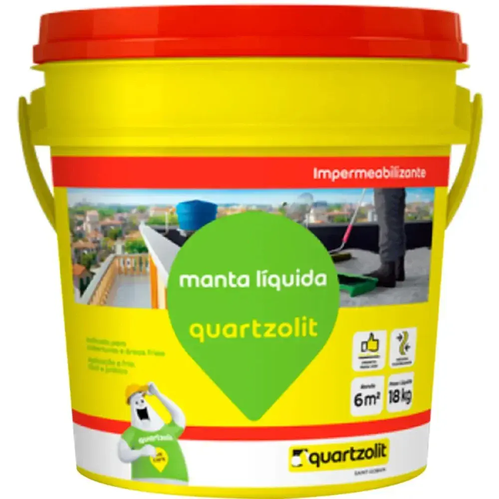 Impermeabilizante manta líquida branca 18KG Quartzolit